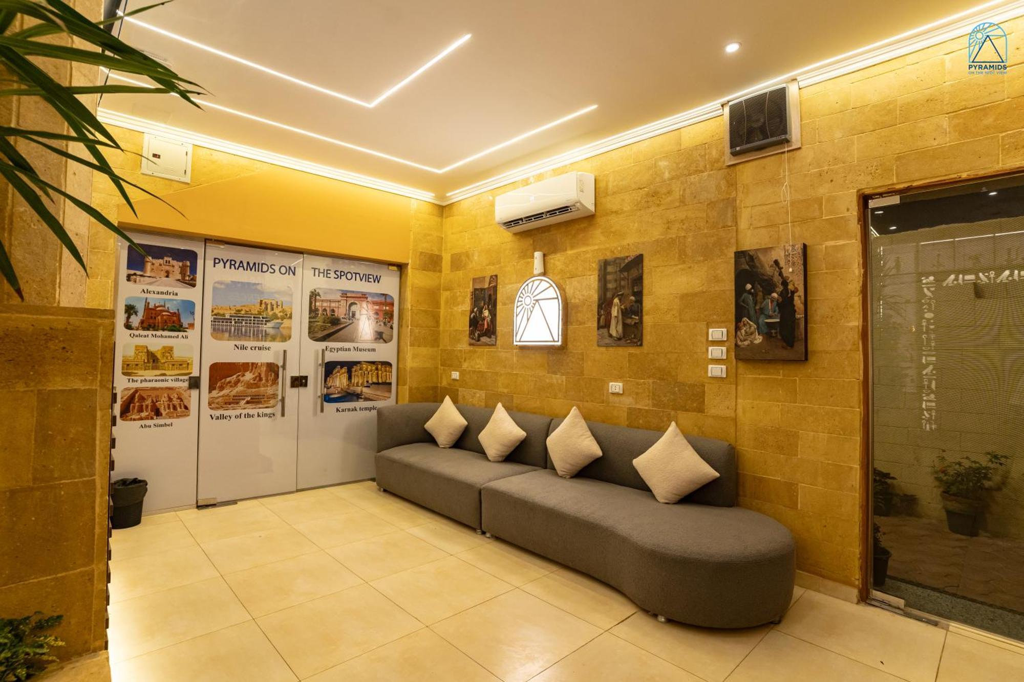 Pyramids On The Spot View Hotel Kafrat al Jabal Exterior photo