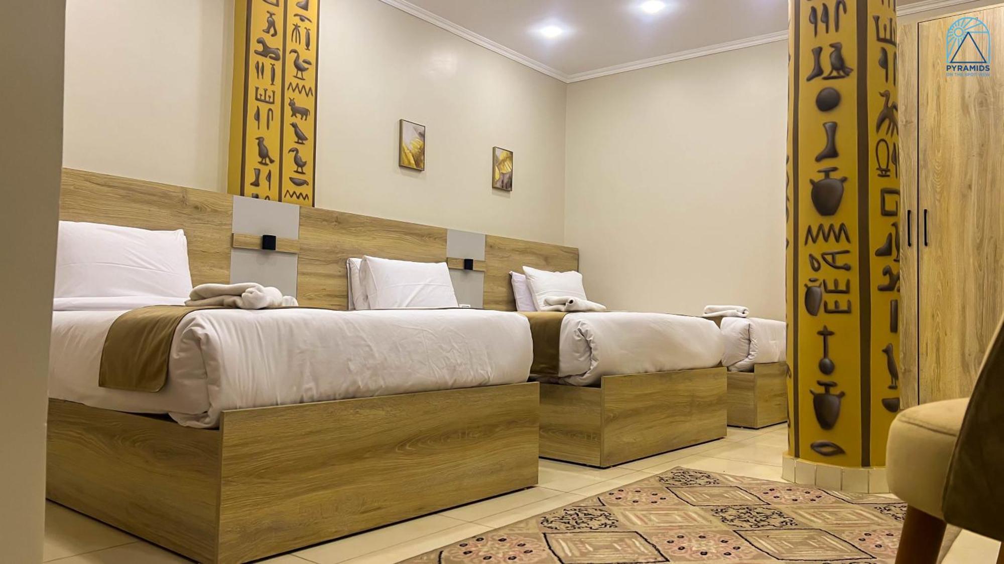 Pyramids On The Spot View Hotel Kafrat al Jabal Exterior photo