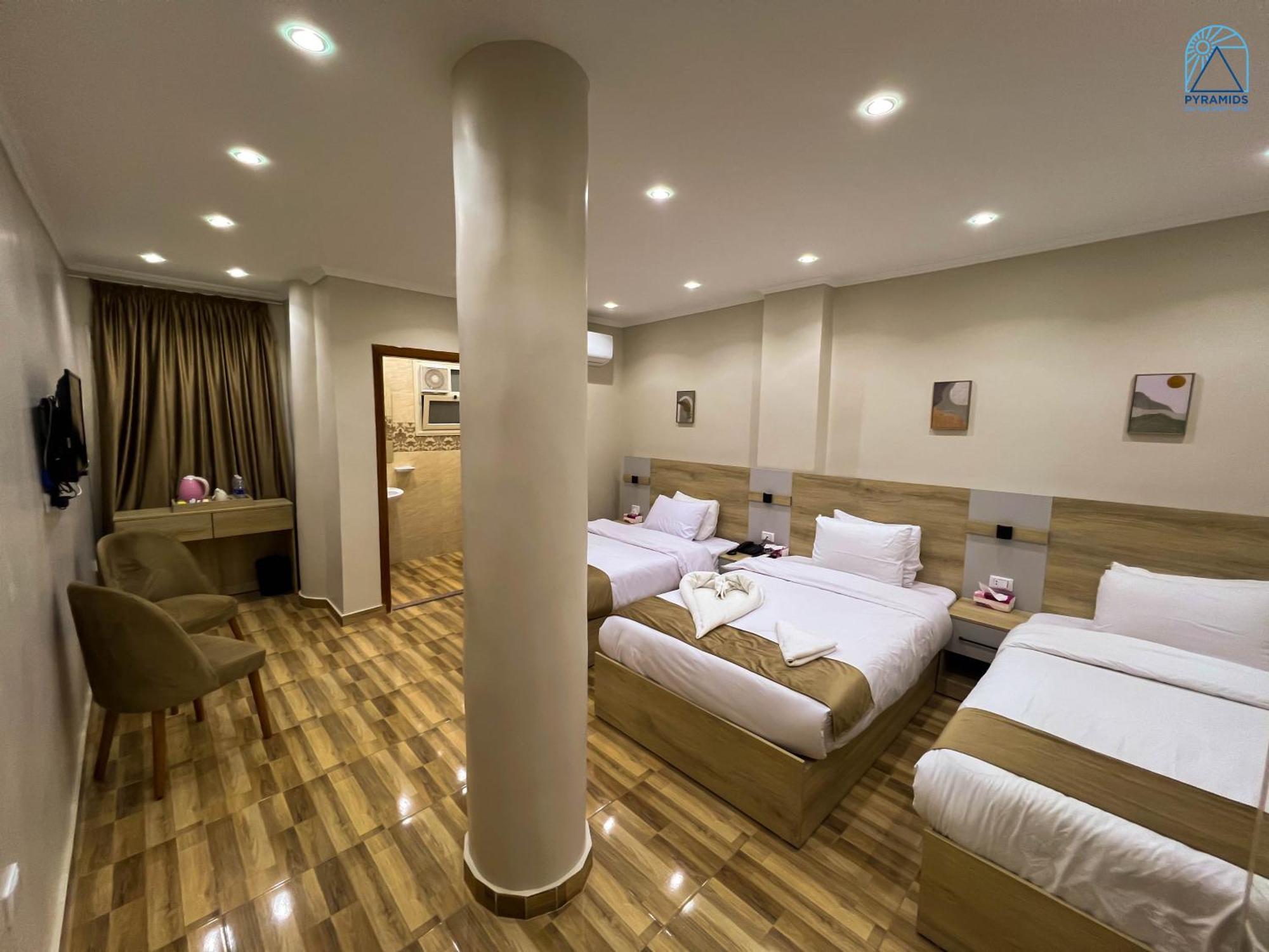 Pyramids On The Spot View Hotel Kafrat al Jabal Exterior photo